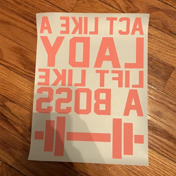 🆕”Act like a lady lift like a boss” Decal - Picture 6 of 8